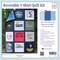 June Tailor Reversible T-Shirt Quilt Kit X-Large Sashing Memory Quilt Kit -Navy